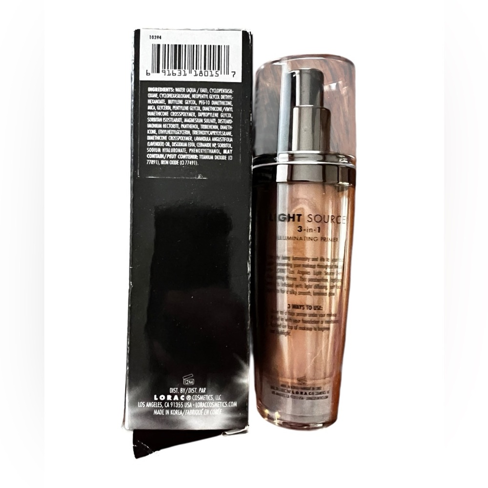 LORAC Light Source 3-in-1 Illuminating Face Primer Highlighter Full Sz DUSK HTF - Picture 2 of 10